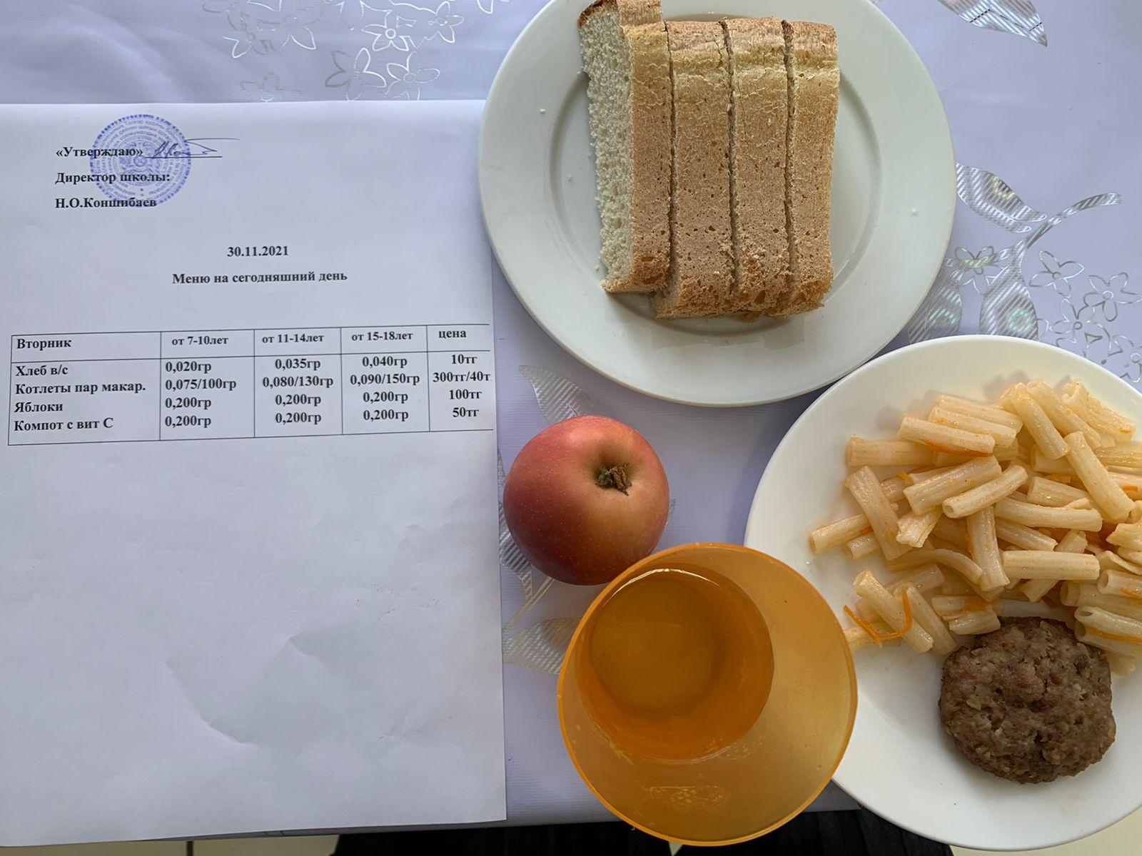 Ас мәзірі 30.11.2021 ж